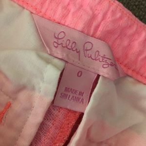 Lily Pulitzer Scallopped shorts. Sz 0